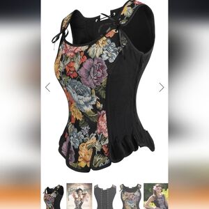 Historically Inspired Brocade Overbust